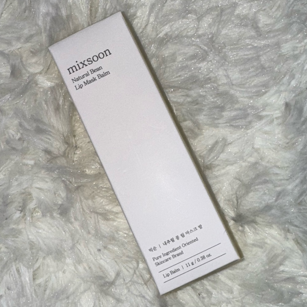 NWB Mixsoon Natural Bean Lip Mask Balm